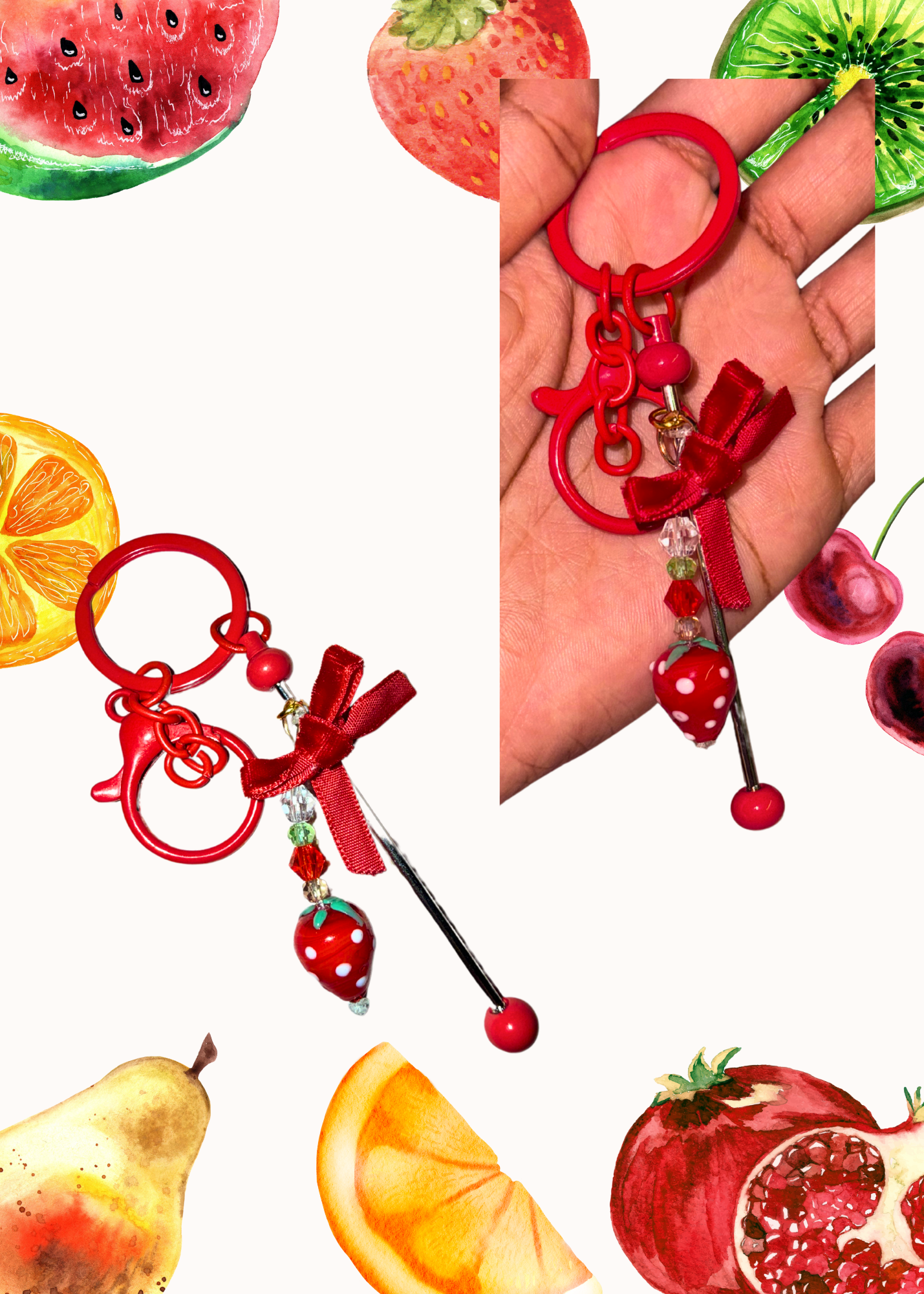 Tutti Frutti Keychain