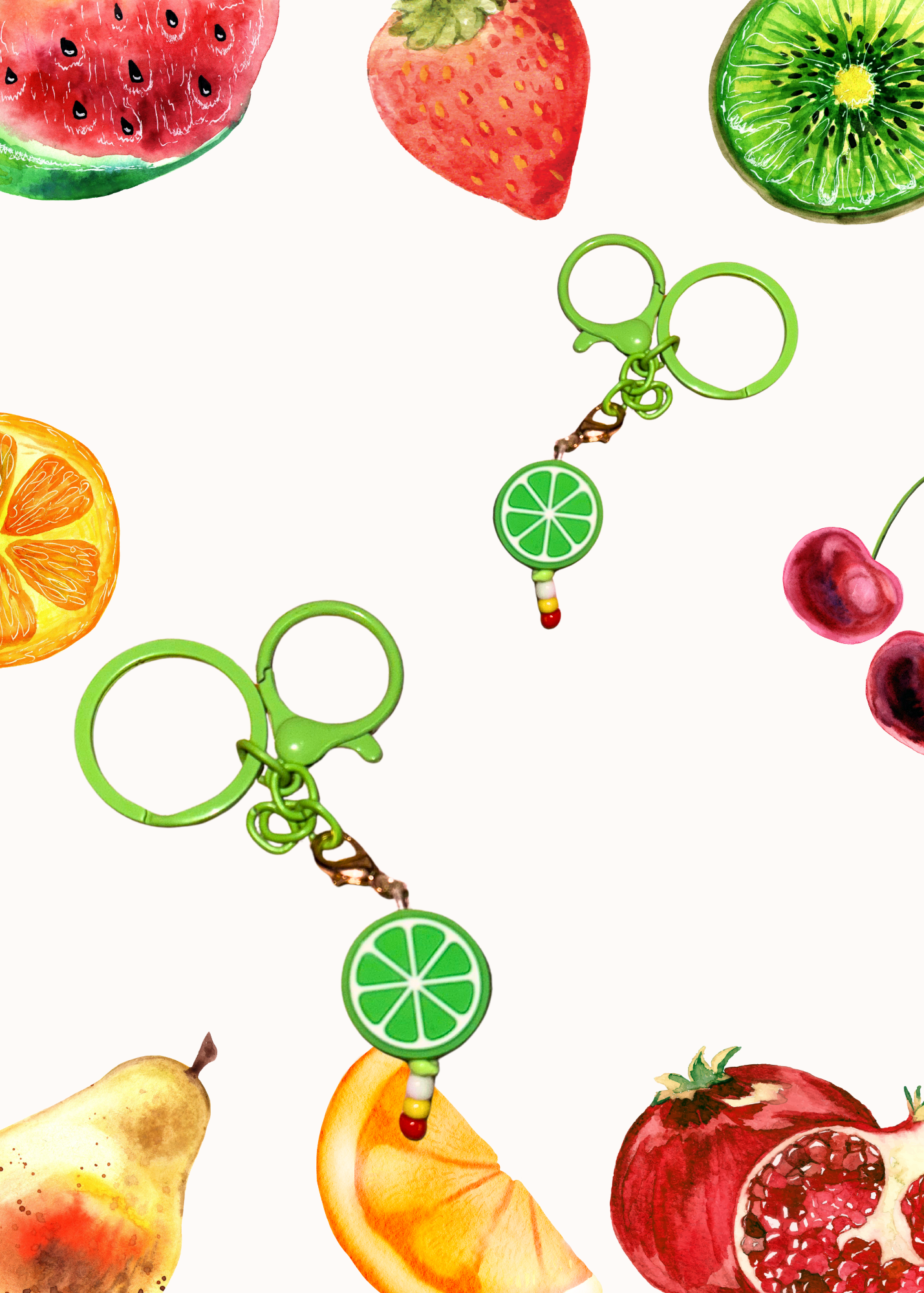 Tutti Frutti Keychain