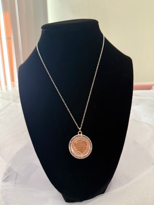 1 Cor 13:13 Necklace