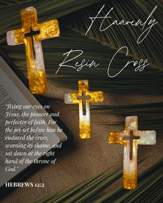 Heavenly Resin Cross