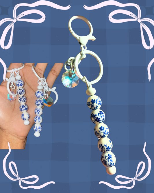 Coquette Floral Keychain